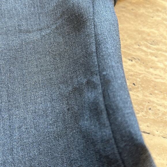 Ann Klein Grey One Button Preppy Wool Blend Dressy ZZ - Picture 12 of 13